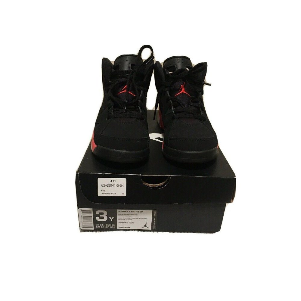 Nike Air Jordan 6 Retro Basketball Shoes - Size 3Y
